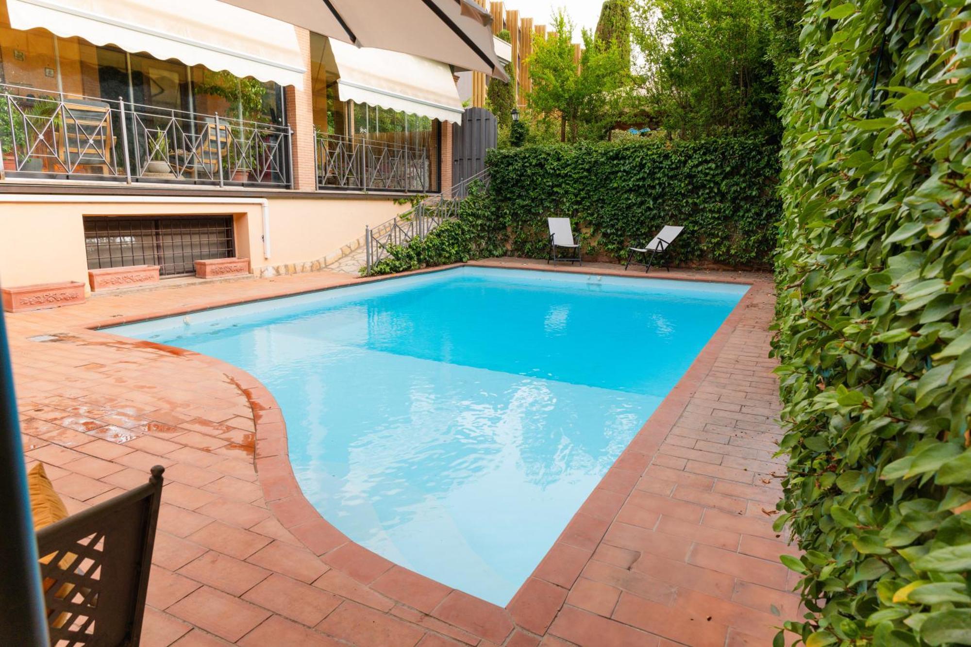 Villa Aureliana With Pool Near San Peter Rome Bagian luar foto